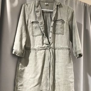 Light green fall/winter dress